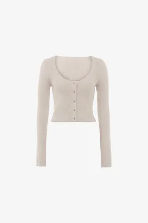 House Of Cb Gene Brushed-texture Stretch-woven Jumper