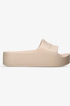 Balenciaga Mono Platform Rubber Pool Slides