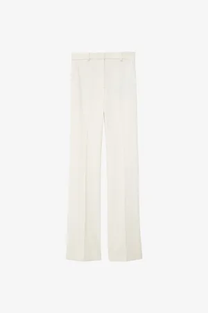 Joseph Tafira Flared-leg Mid-rise Stretch-woven Trousers