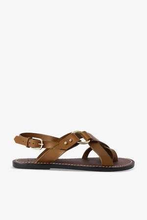 Soeur Florence Cross-over Leather Sandals