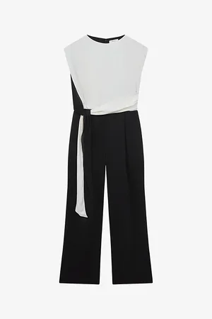 Reiss Alba Wide-leg Woven Jumpsuit