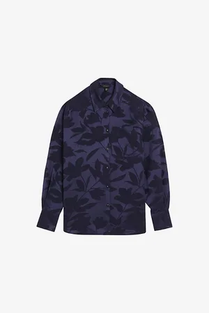 Ted Baker Bormida Floral-print Satin Shirt