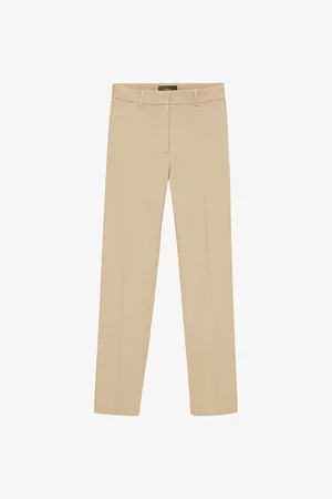 Joseph Coleman Straight-leg High-rise Stretch-woven Trousers