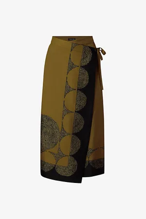Soeur Tensi Graphic-print Silk Maxi Skirt