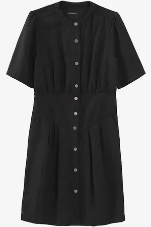 IKKS Button-up Fitted Woven Mini Dress