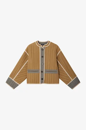 Soeur Patchouli Textured Cotton Jacket