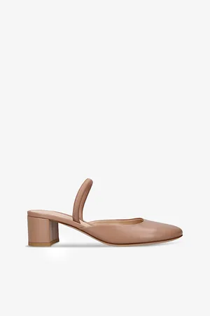 Gianvito Rossi Tivoli Leather Heeled Sandals