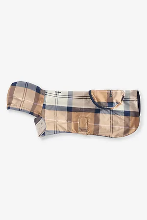 Barbour Logo-embroidered Tartan-print Packable Dog Coat