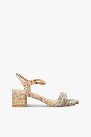 Dune Maude Rainbow-weave Woven Heeled Sandals