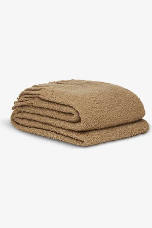 Alonpi Bear Fringe-trimmed Camel Wool and Silk-blend Throw 260cm X 140cm