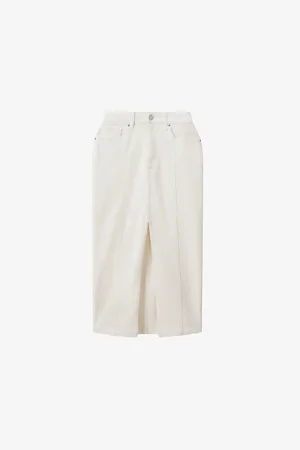 Reiss Danica Slim-fit High-rise Stretch-denim Pencil Skirt