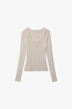 Reiss Sierra Scoop-neck Knitted Top