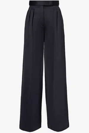 Max Mara Zinnia Wide-leg Woven Trousers