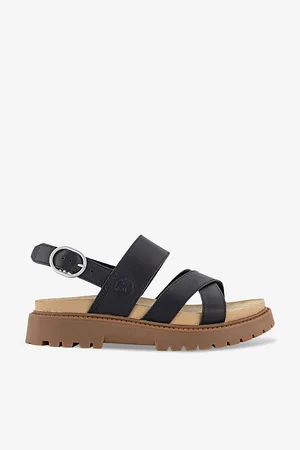 Timberland Clairemont Logo-debossed Leather Sandals