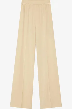 Joseph Hulin Wide-leg Mid-rise Silk Trousers
