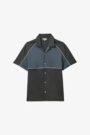 Reiss Gi-block Cotton Shirt