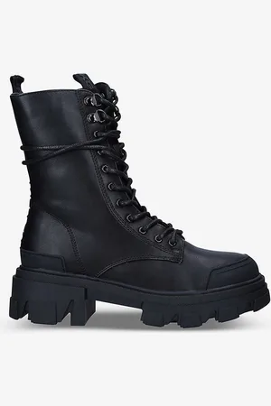 Kurt Geiger Trekker Ankle-length Faux-leather Boots