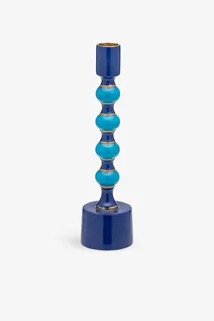 ANNA + NINA Richie Medium Aluminium Candle Holder 24cm