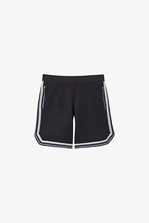 Reiss Jack Elasticated-waist Striped Knitted Shorts
