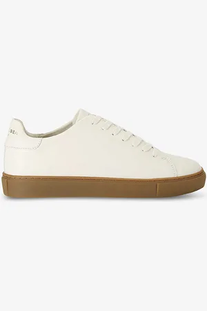 Kurt Geiger Lennon Logo-embossed Leather Low-top Trainers