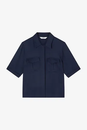 LK Bennett Luna Patch-pocket Woven Shirt