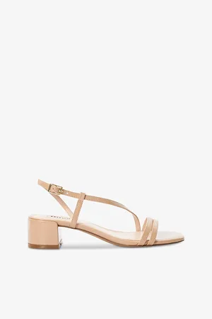 Dune Maryanna Cross-strap Faux-leather Heeled Sandals
