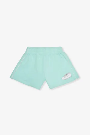 Mini Rodini Jogging Graphic-print Organic-cotton Shorts 1.5-9 Years