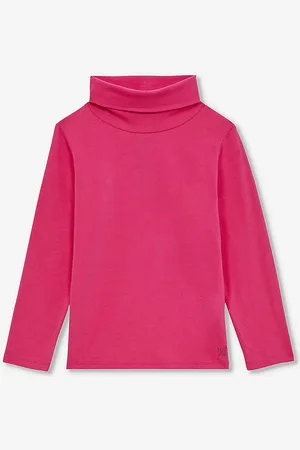 Reiss Carey Roll-neck Long-sleeve Stretch-cotton Jumper 4-14 Years