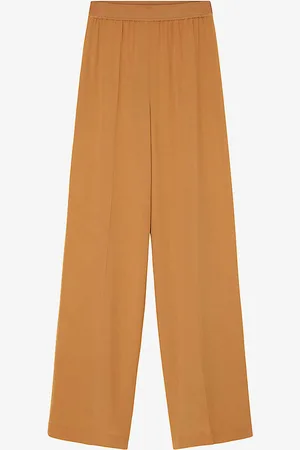 Joseph Hulin Wide-leg Mid-rise Silk Trousers