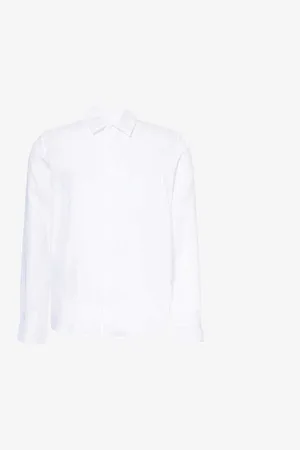 DEREK ROSE Monaco Regular-fit Linen Shirt