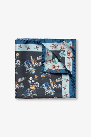 Eton Graphic-print Silk Pocket Square