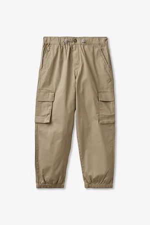 Benetton Patch-pocket Straight-leg Stretch-cotton Cargo Trousers 6-14 Years