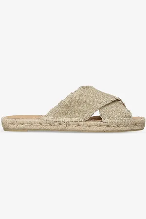 Castaner Palmera Cross-over Linen Mules