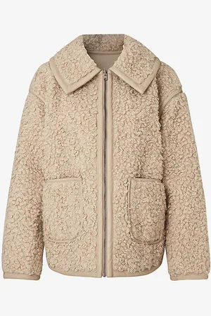 By Malina Miriam Oversized-fit Faux-fur Jacket