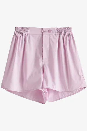 Hay Outline Contrast-trim Organic-cotton Pyjama Shorts