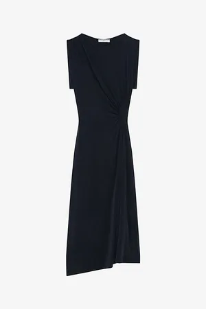 IRO Keallee Pleated Stretch-jersey Maxi Dress