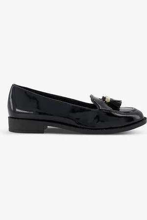 Dune Global Wide-fit Faux-leather Loafers