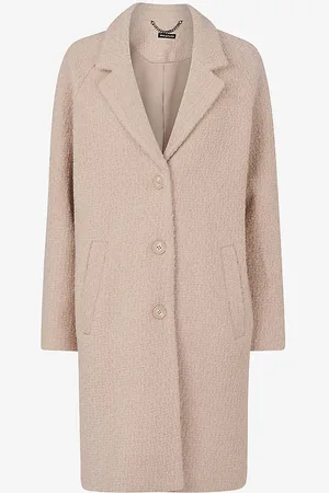 Whistles Anita Relaxed-fit Wool-boucle Coat