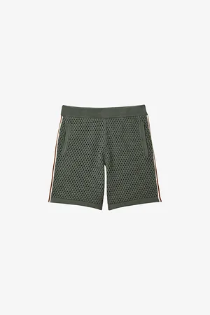 Reiss Creek Crochet-tip Regular-fit Stretch-cotton Shorts