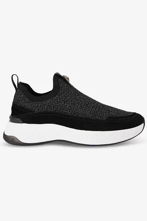 Kurt Geiger Kensington Eagle-embellished Knitted Low-top Trainers