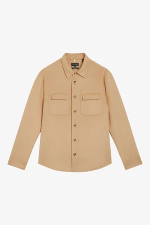 Ted Baker Dalch Flap-pocket Wool-blend Overshirt