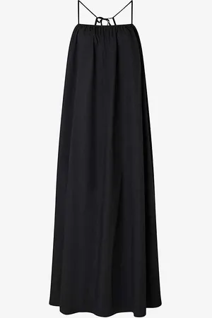 Soeur Arielle Straight-neck Cotton Maxi Dress