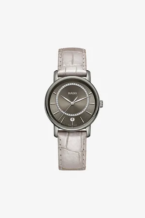 Rado R14064715 Diamaster Ceramic and Leather Watch