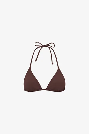 SKIMS Signature Swim Triangle Stretch Recycled-nylon Bikini Top