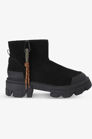 Kurt Geiger Trekker Low Warm Chunky Suede Ankle Boots