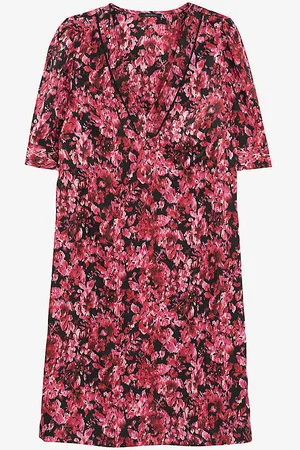 IKKS Floral-print Woven Mini Dress