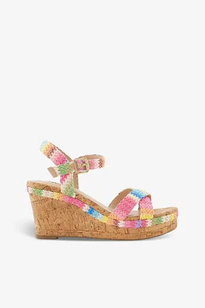 Dune Kelisa Braided Woven Wedges