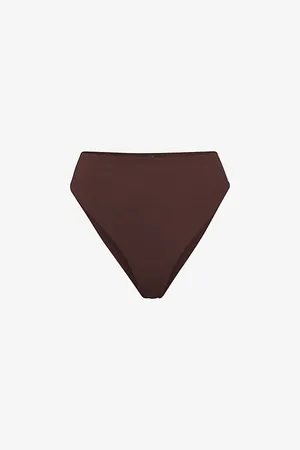 SKIMS Slim-fit High-rise Recycled Stretch-nylon Bikini Bottoms