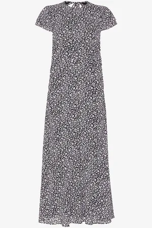 Whistles Lola Floral-print Woven Midi Dress