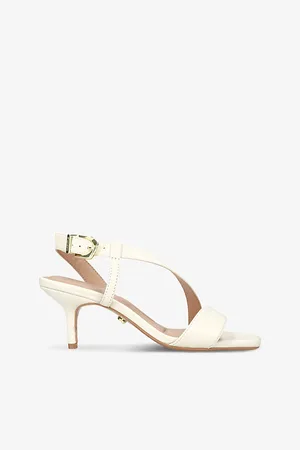 Carvela Salute 70 Asymmetric-strap Leather Sandals